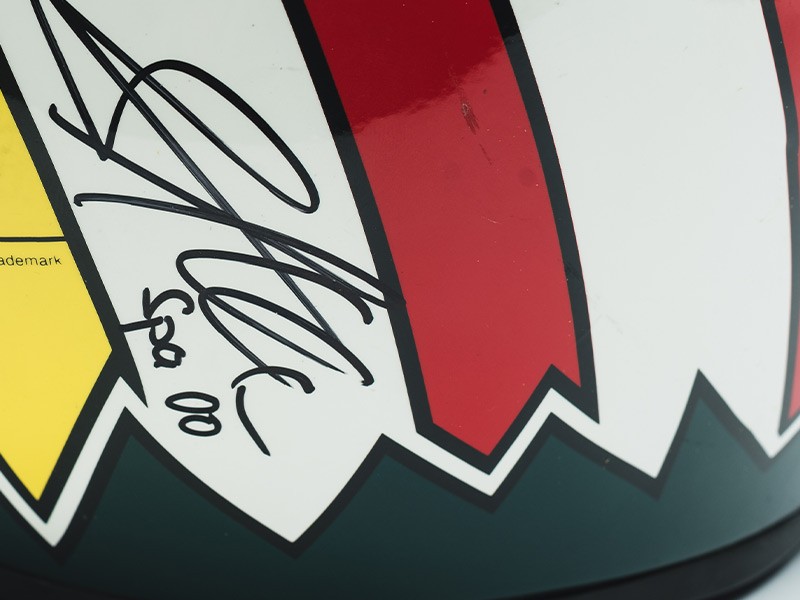 2000 Alex Wurz Benetton helmet