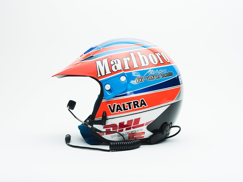 2003 Marcus Gronholm Peugeot helmet