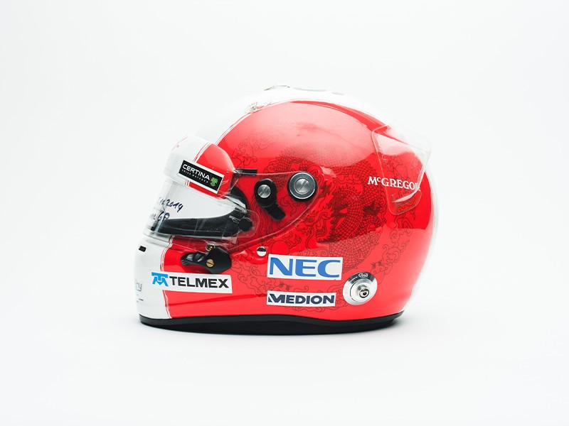 2014 Adrian Sutil Sauber F1 helmet