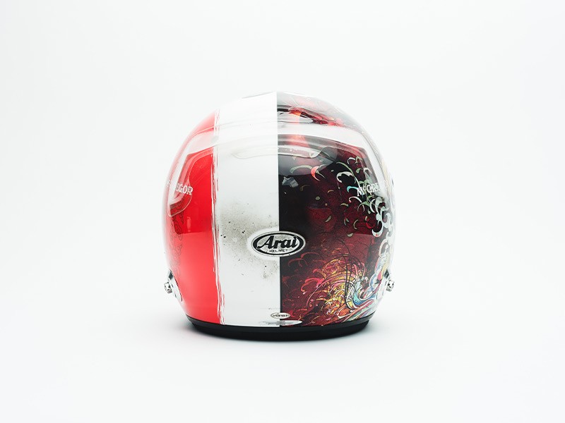 2014 Adrian Sutil Sauber F1 helmet