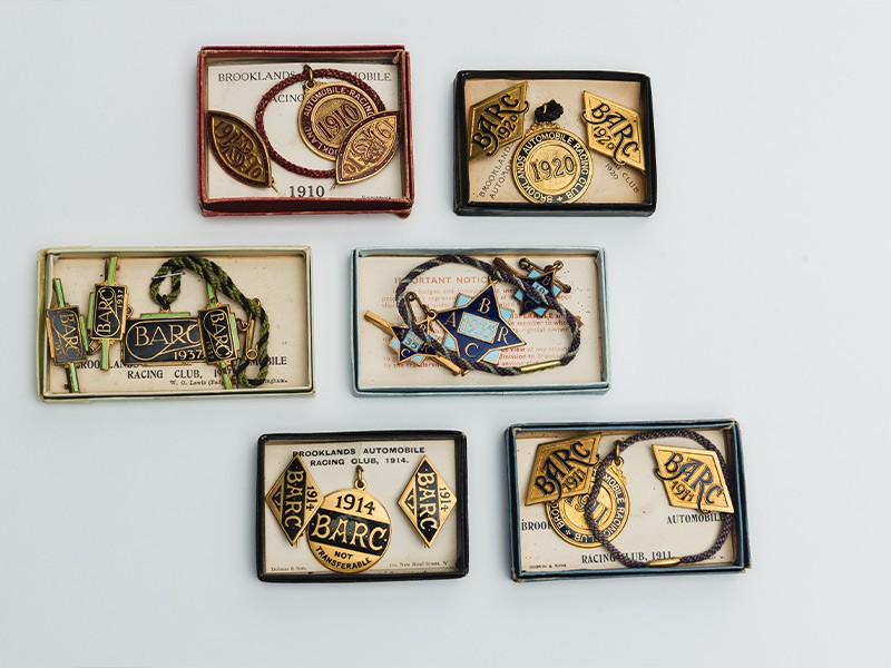 BARC Brooklands badges