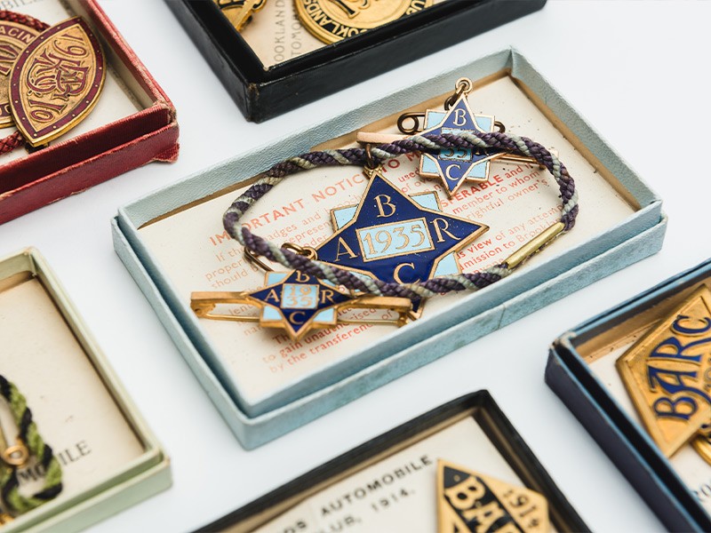 BARC Brooklands badges