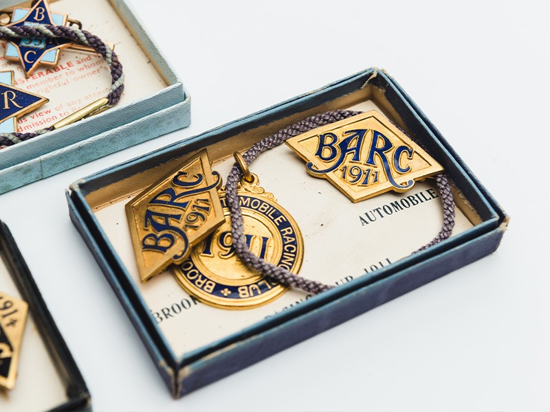 BARC Brooklands badges