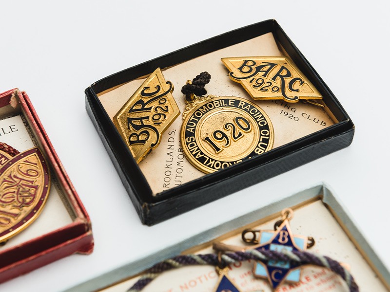 BARC Brooklands badges