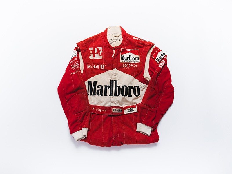 Emerson Fittipaldi signed CART race suit