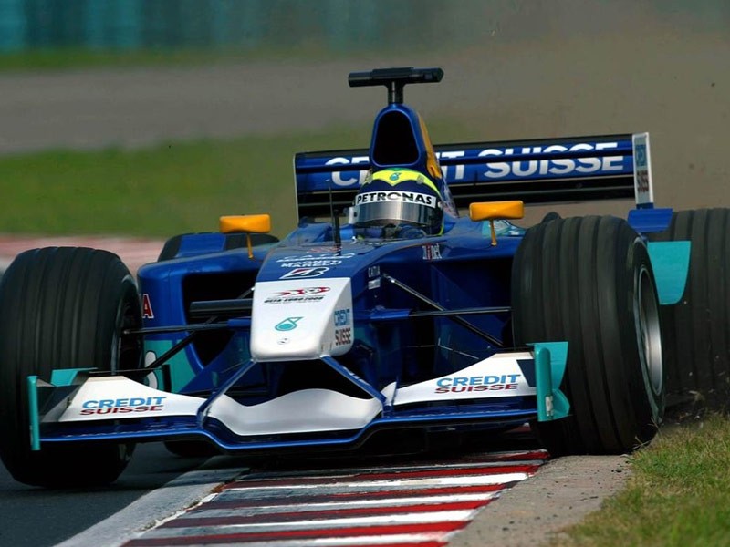 Felipe Massa in 2002 driving for Sauber F1