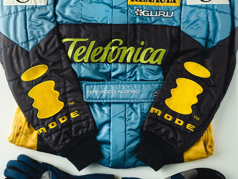 Fernando Alonso 2004 Renault Overalls
