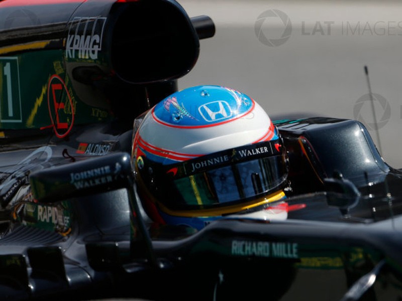 Fernando Alonso 2016 McLaren helmet