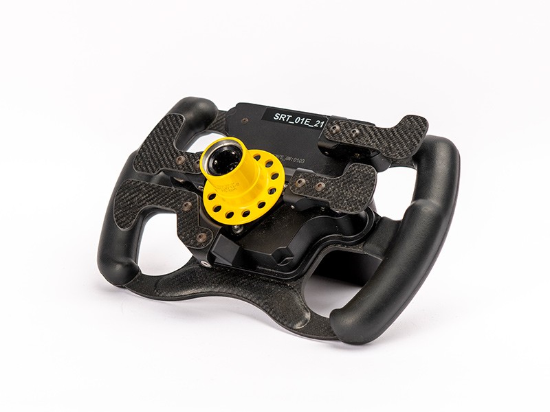 Jarno Trulli Formula E Steering Wheel, Race Suit & Balaclava