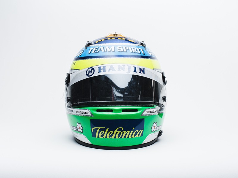 Giancarlo Fisichella 2005 Renault F1 Helmet