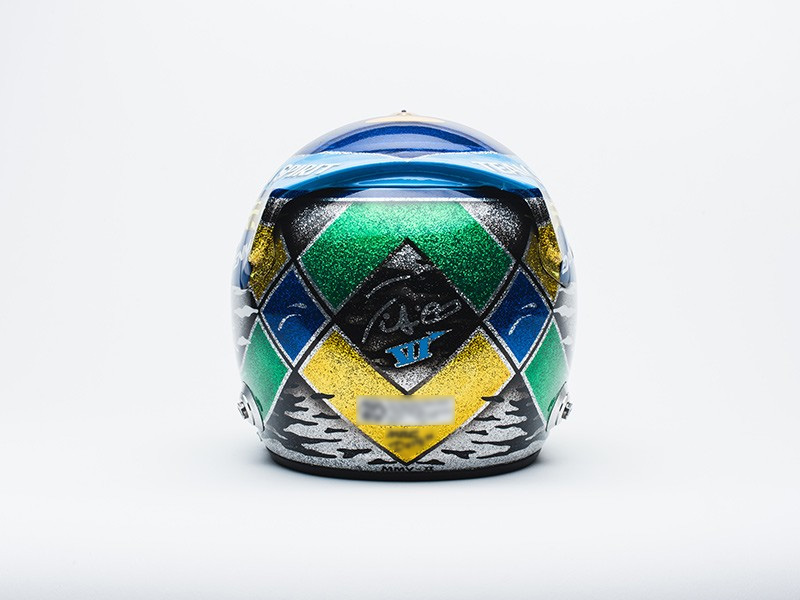 Giancarlo Fisichella 2005 Renault F1 Helmet