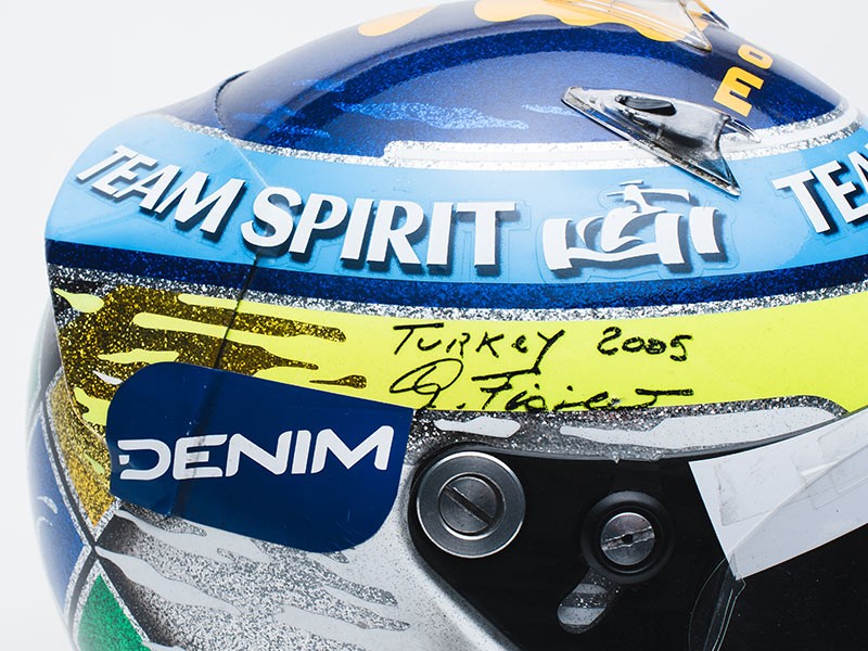 Giancarlo Fisichella 2005 Renault F1 Helmet