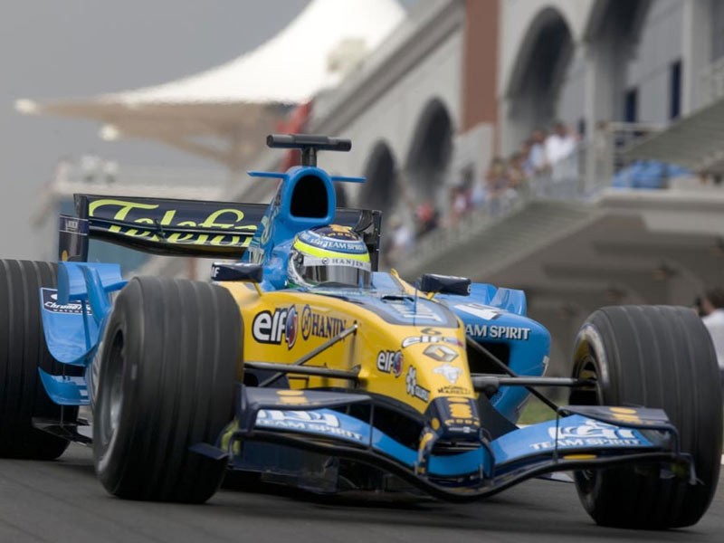 Giancarlo Fisichella at the 2005 Turkish Grand Prix