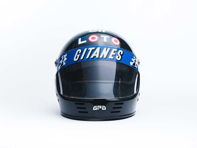 Jacques Laffite 1986 Ligier GPA helmet