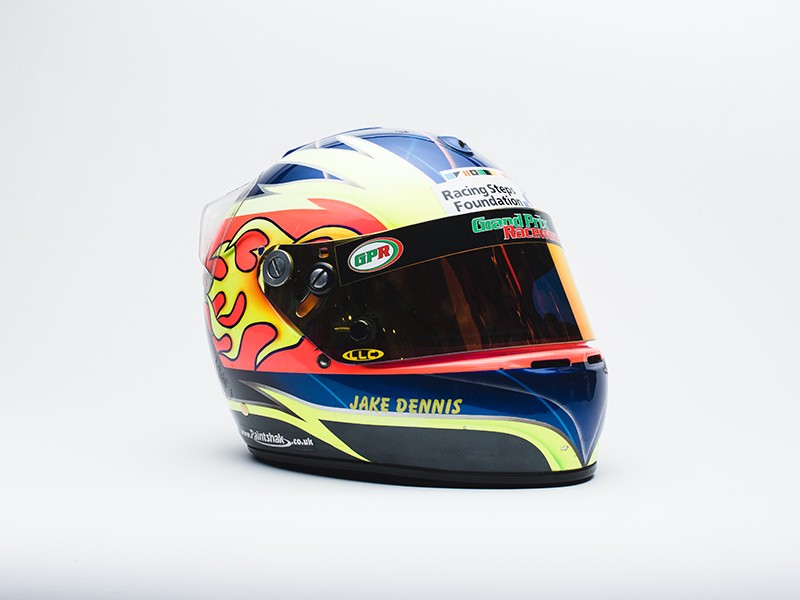 Jake Dennis Race Used Helmet