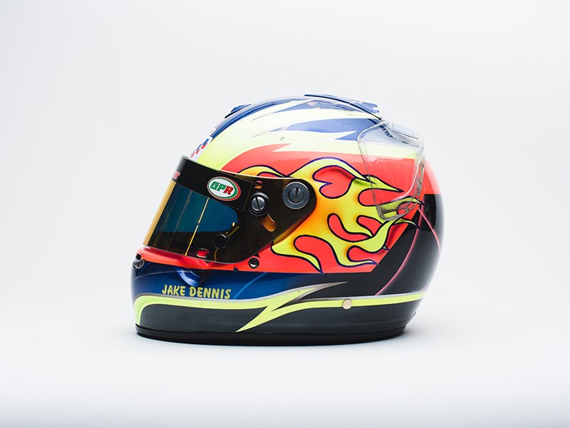 Jake Dennis Race Used Helmet