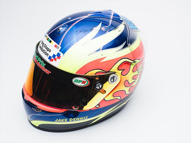 Jake Dennis Race Used Helmet