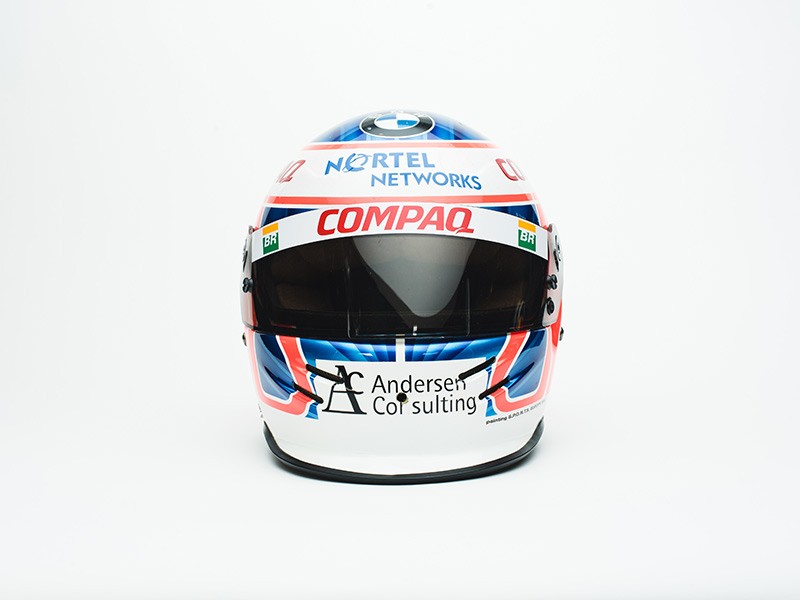 2000 Jenson Button Race Used Williams F1 Helmet