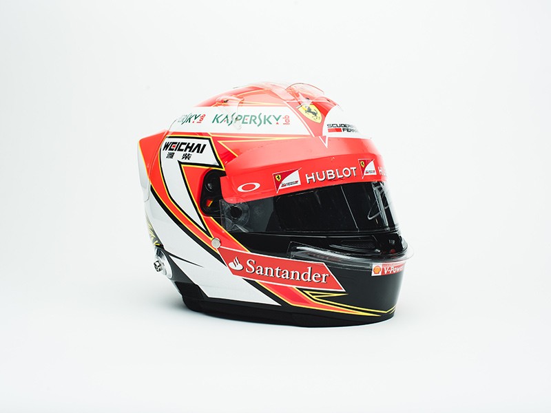 2014 Kimi Raikkonen Scuderia Ferrari Helmet