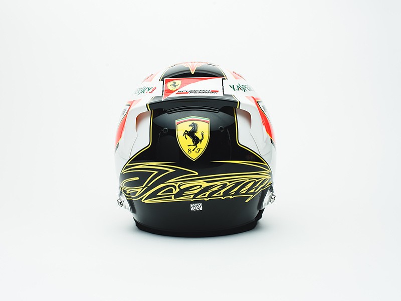 2014 Kimi Raikkonen Scuderia Ferrari Helmet