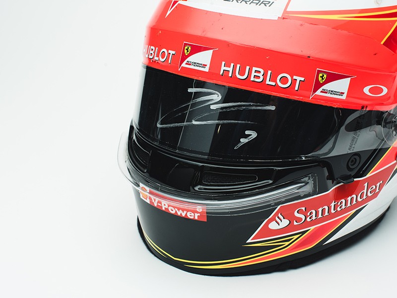 2014 Kimi Raikkonen Scuderia Ferrari Helmet