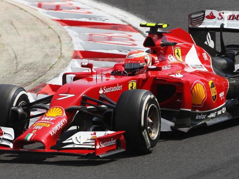 Kimi Raikkonen during the 2014 Formula 1 season.