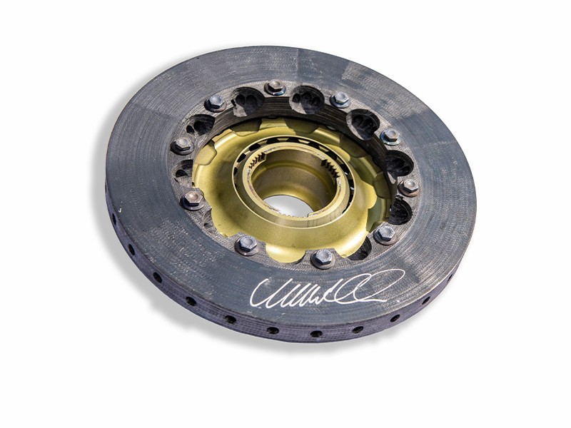 Mark Webber Signed Williams Brake Disc & Hub