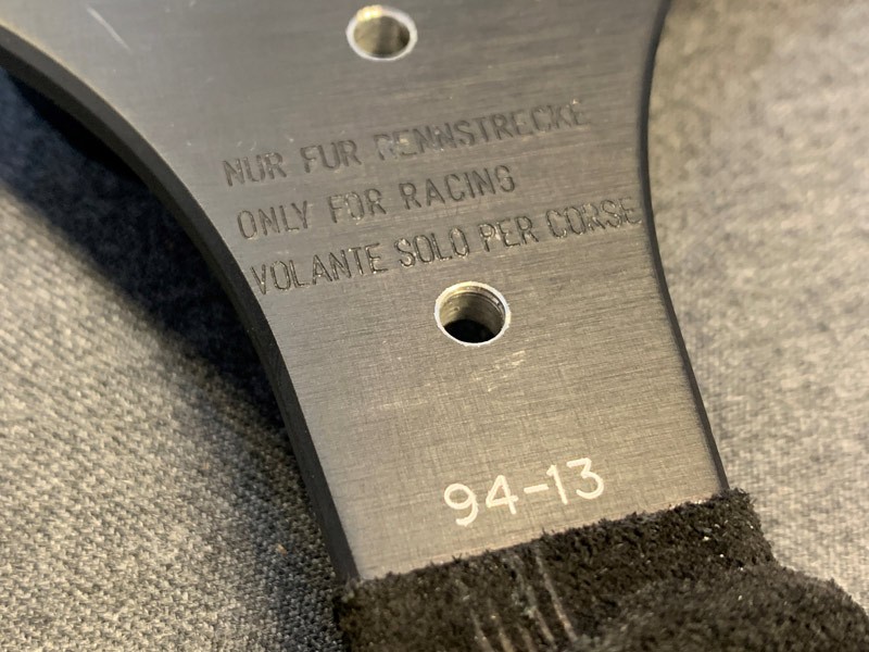 Mika Hakkinen 1994 Italian GP Steering Wheel