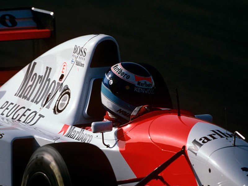 Mika Hakkinen at the 1994 Italian Grand Prix