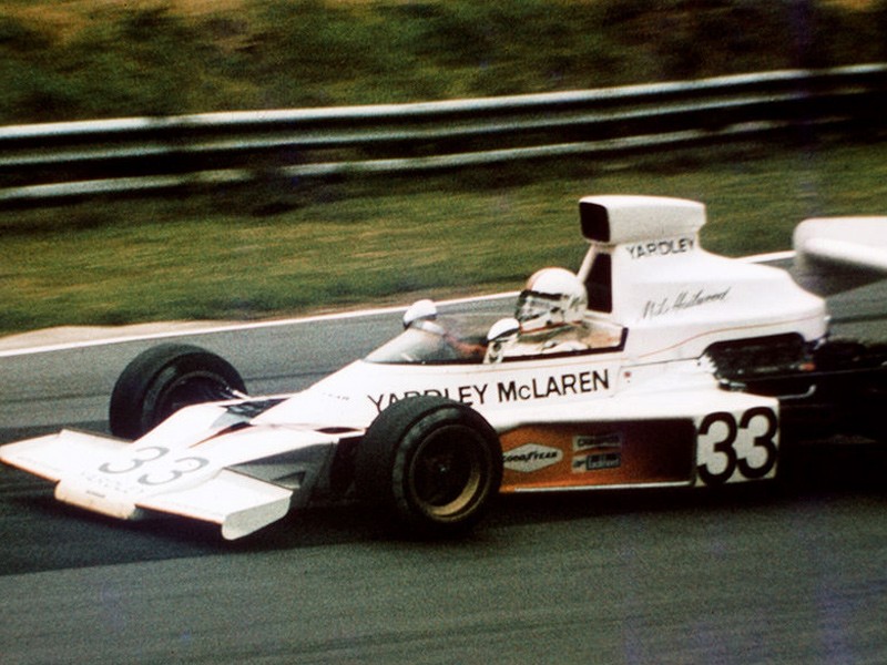 Mike Hailwood in his last Grand Prix at the Nurburgring