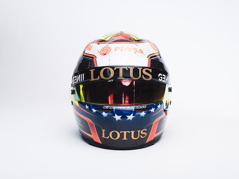 2015 Pastor Maldonado signed F1 helmet