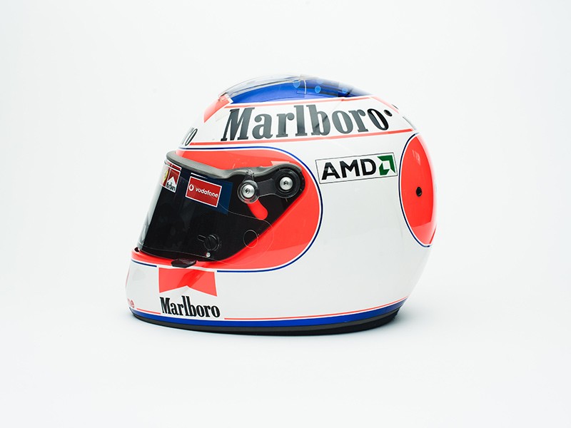 2002 Rubens Barrichello Scuderia Ferrari F1 Helmet