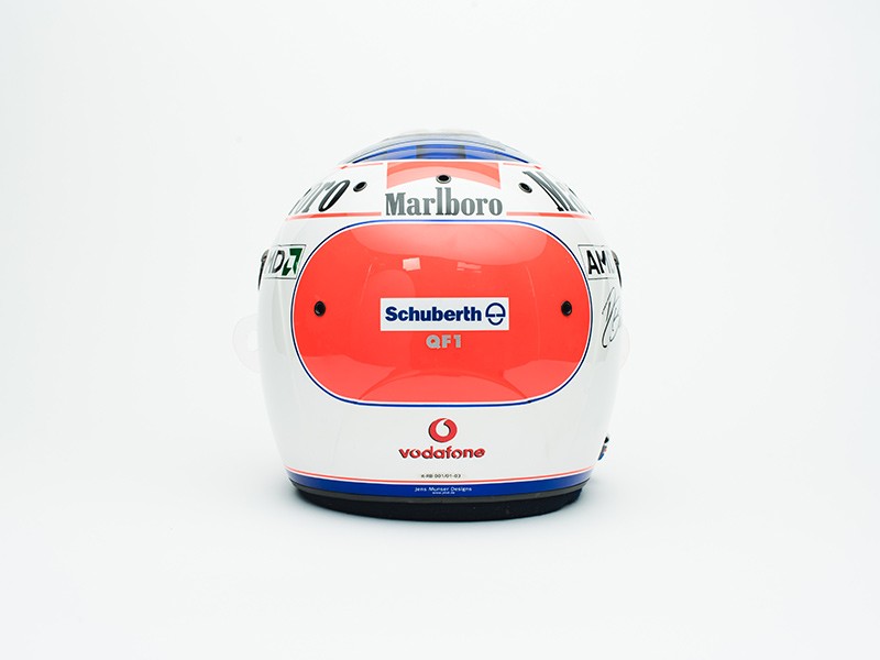 2002 Rubens Barrichello Scuderia Ferrari F1 Helmet