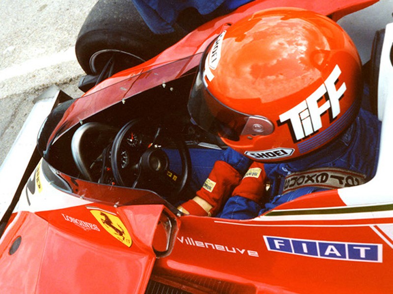 Late 1980s Tiff Needell race used helmet