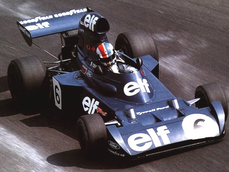 Francois Cevert in the Tyrrell 006